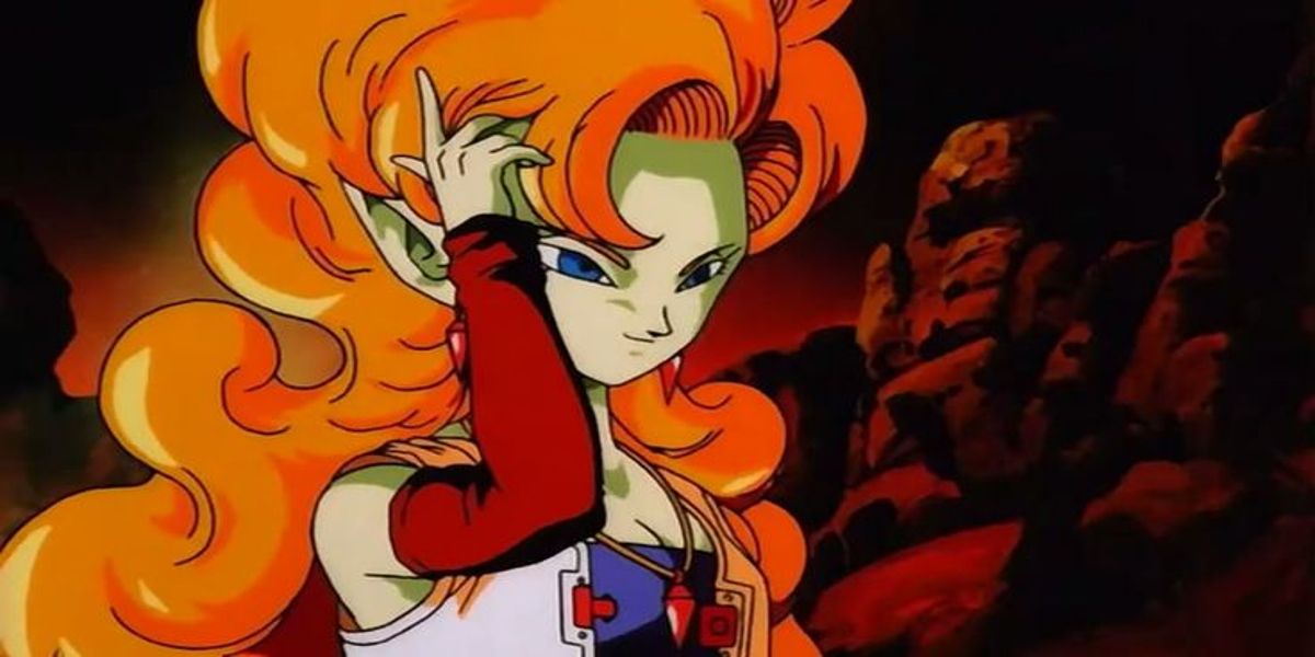 A still of Zangya from the Dragon Ball anime series.