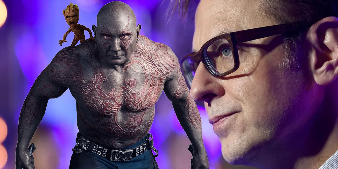 Drax and James Gunn