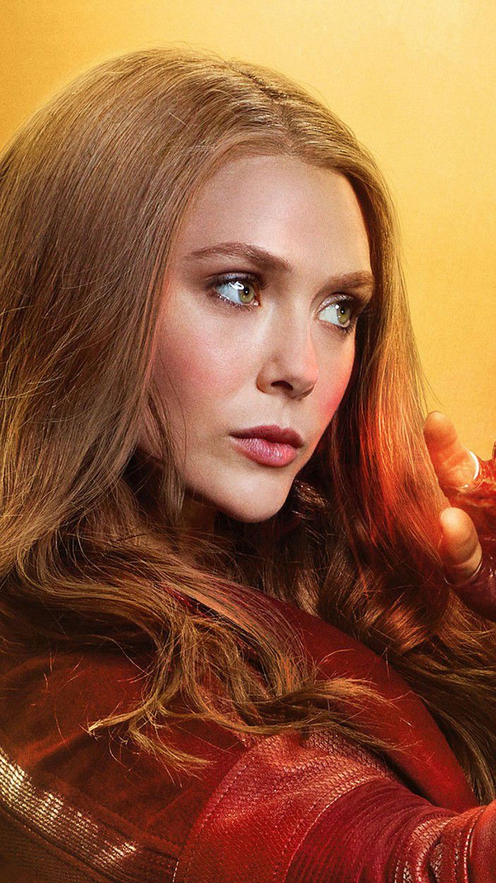 Elizabeth Olsen as The Avengers' Scarlet Witch