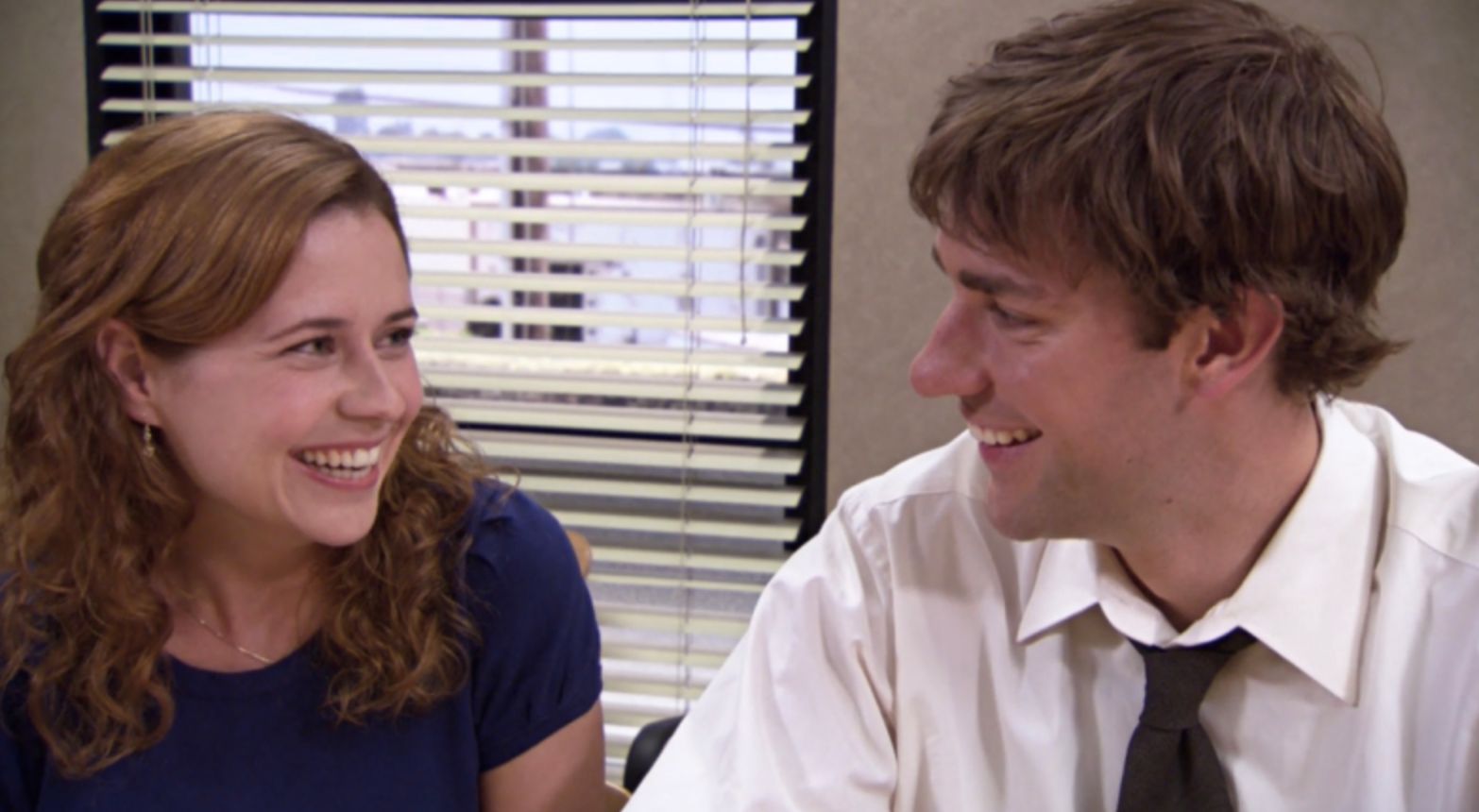 Featured The Office Pam And Jim Laughing
