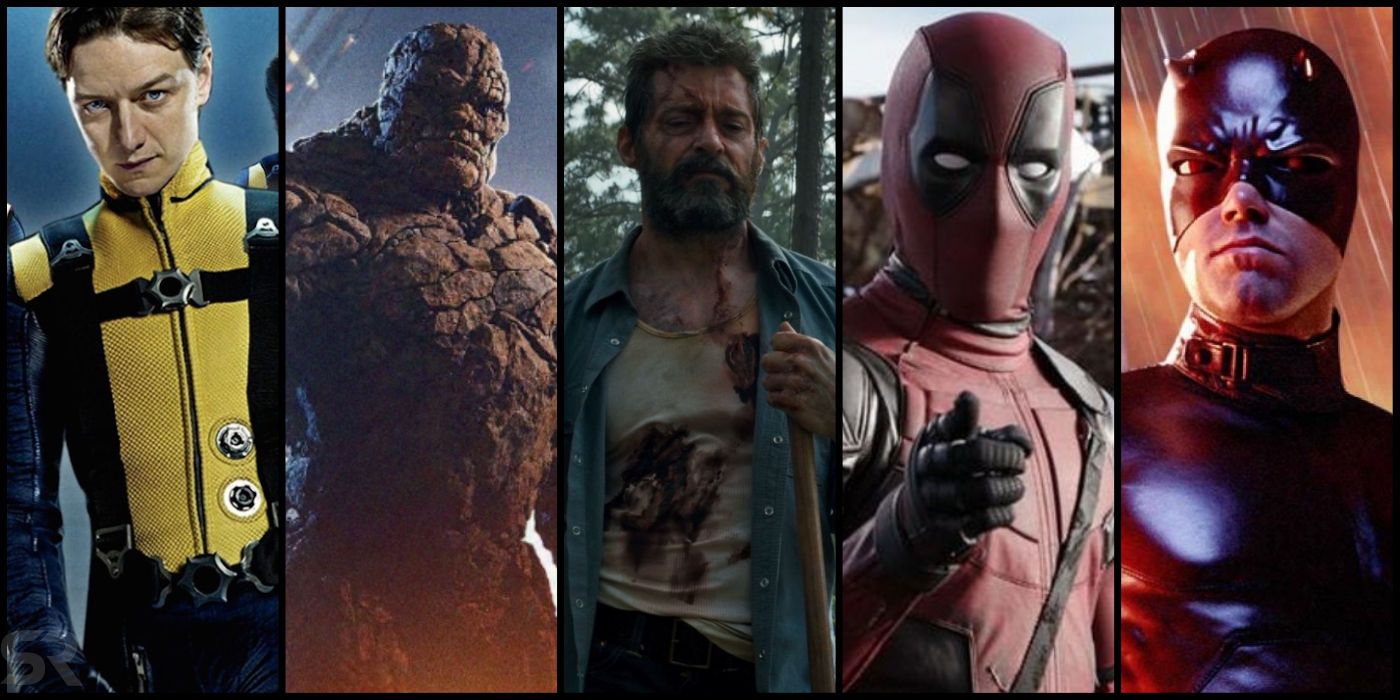 Every Fox/Marvel Movie Ranked, From Worst To Best
