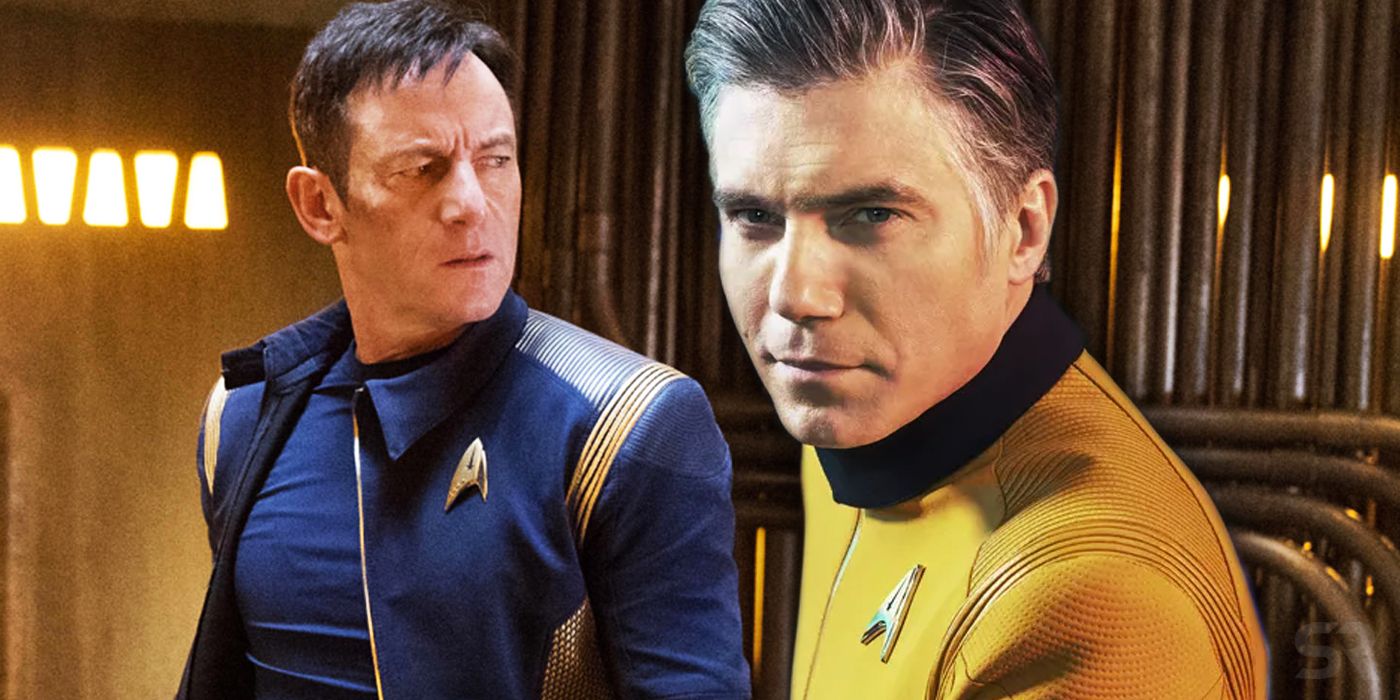 Gabriel Lorca and Christopher Pike in Star Trek Discovery