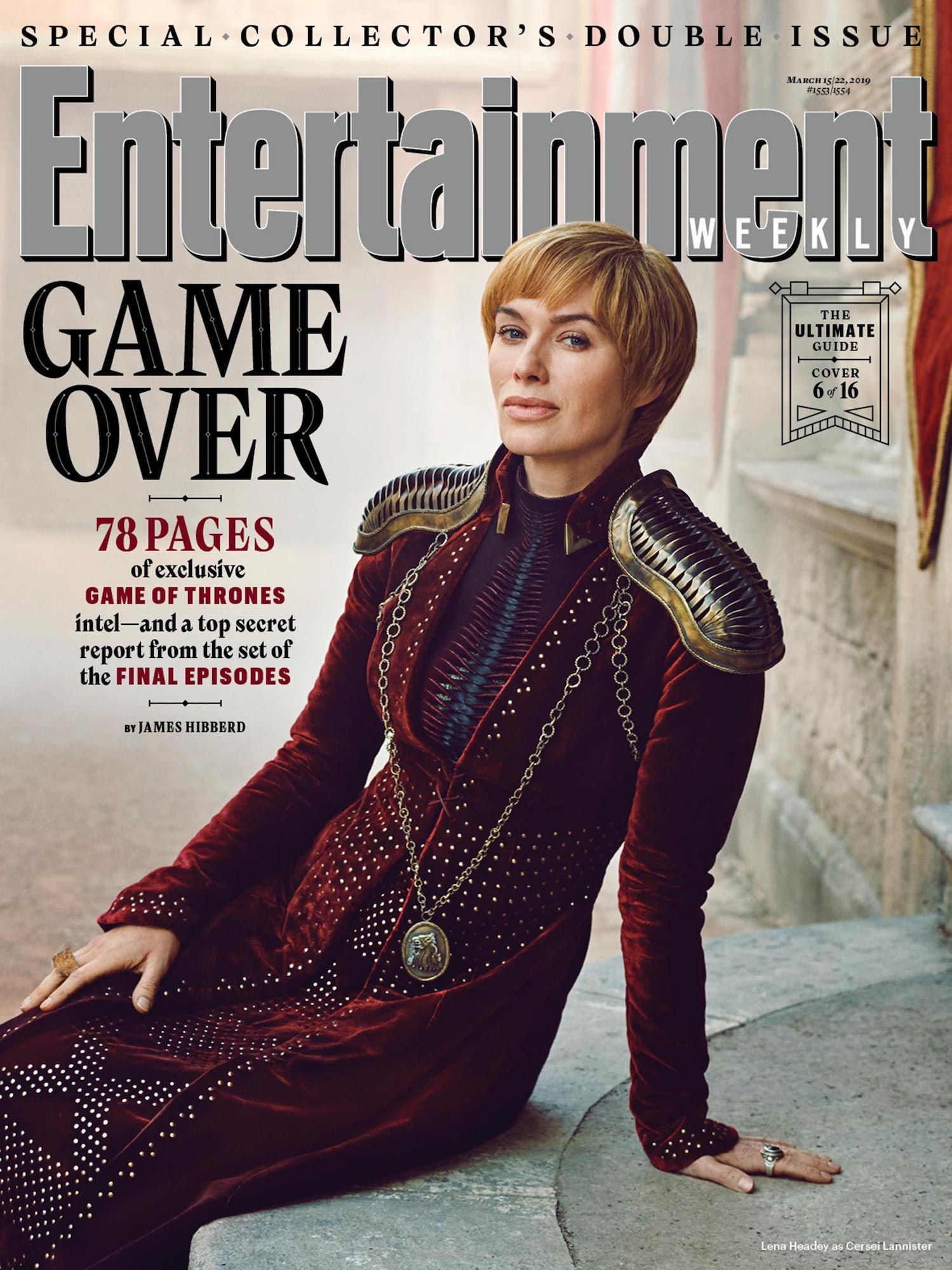 Game of Thrones EW Covers Cersei Lannister