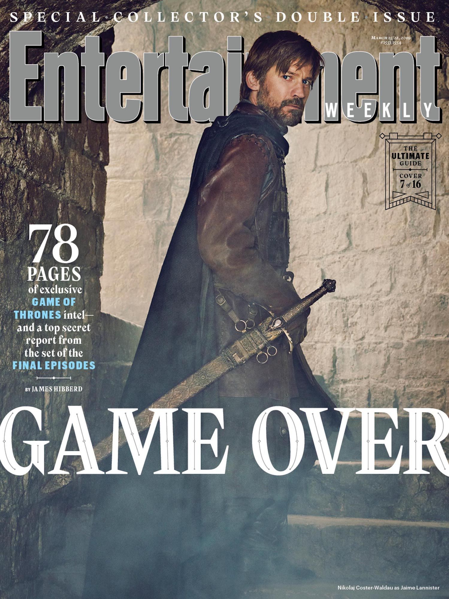 Game of Thrones EW Covers Jaime Lannister