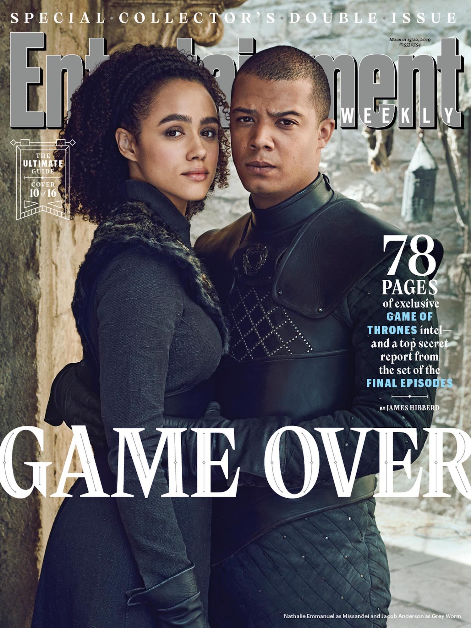 Game of Thrones EW Covers Missandei Grey Worm