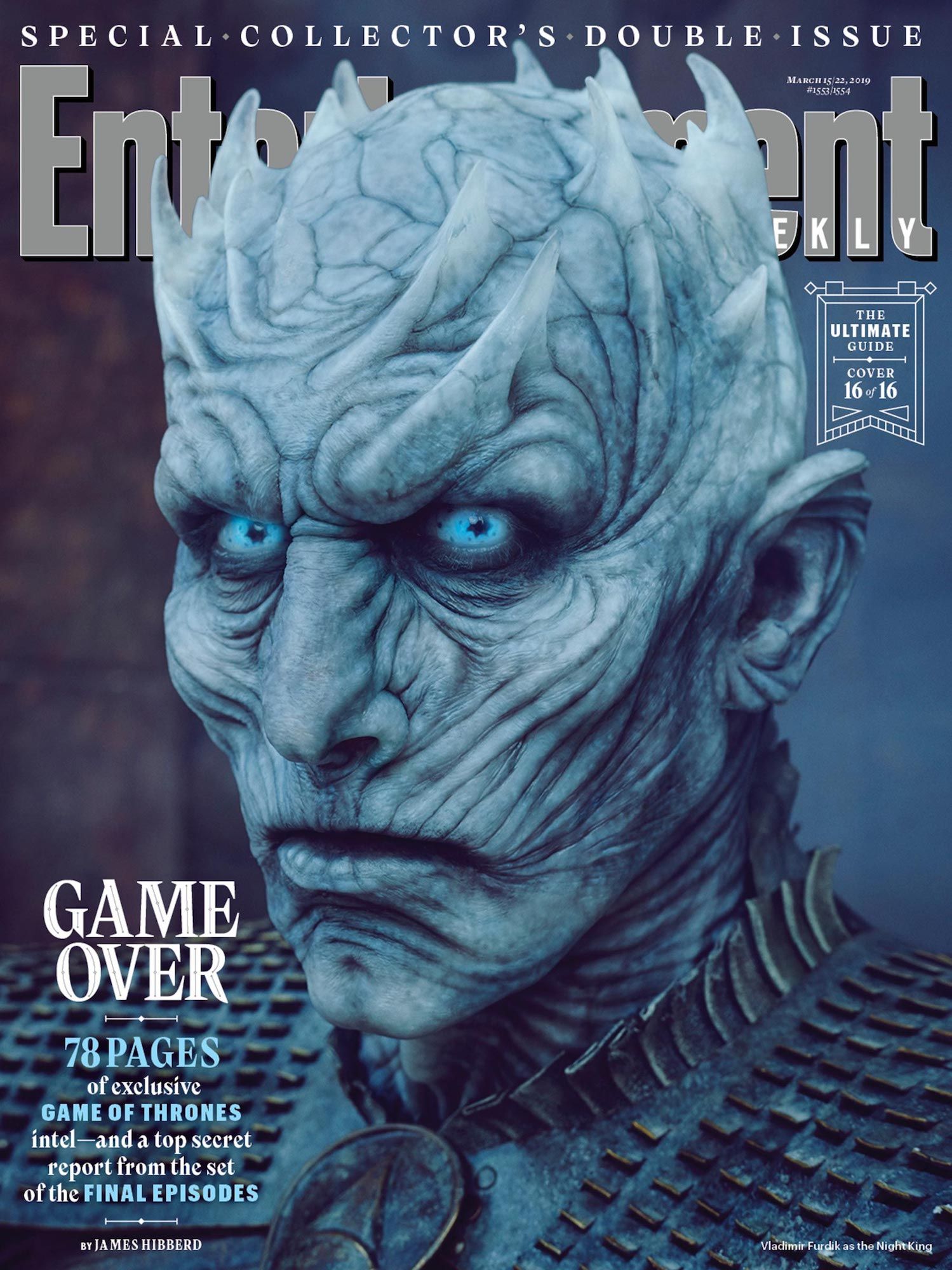 Game of Thrones EW Covers Night King
