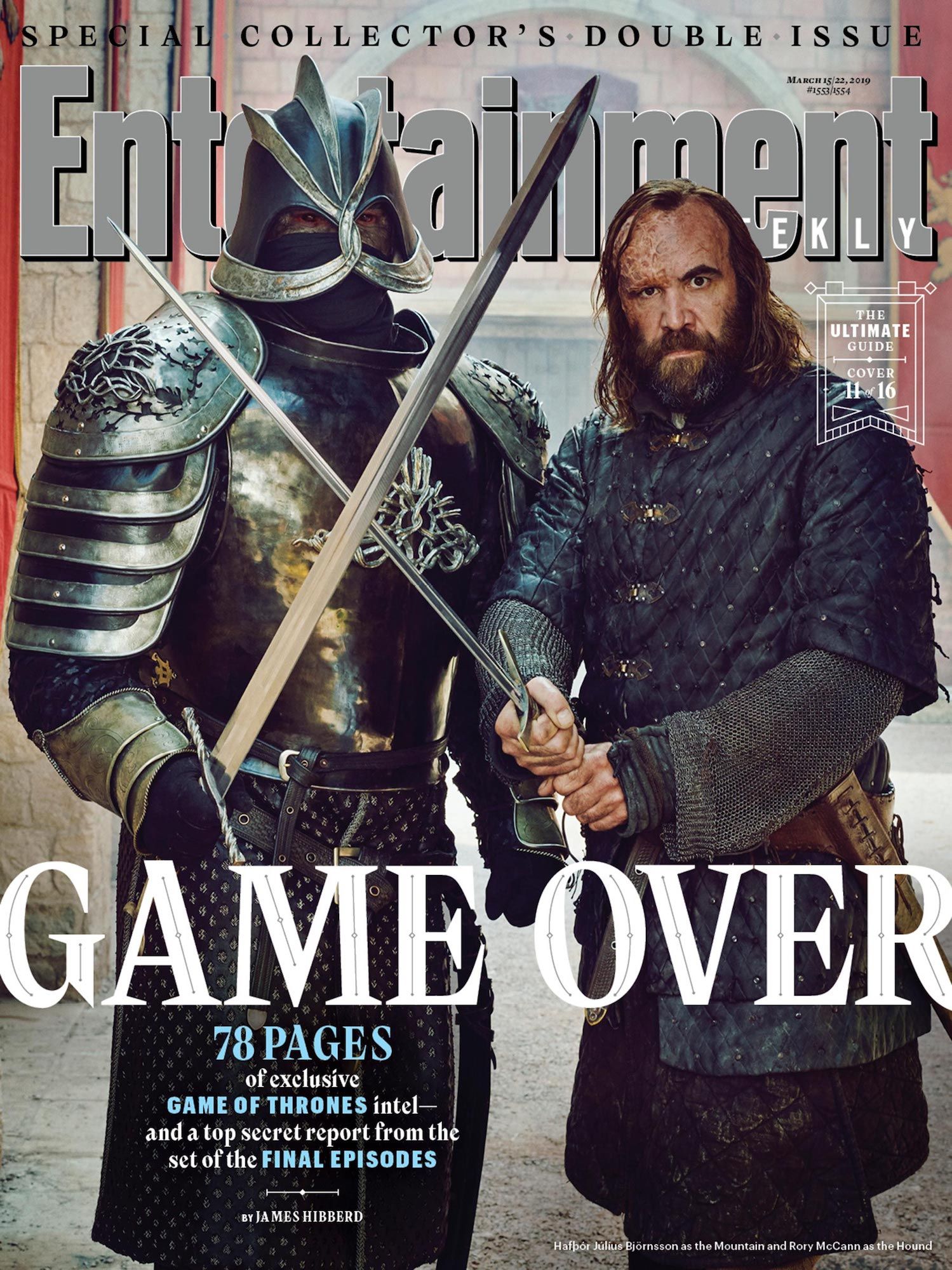 Game of Thrones EW Covers The Mountain The Hound