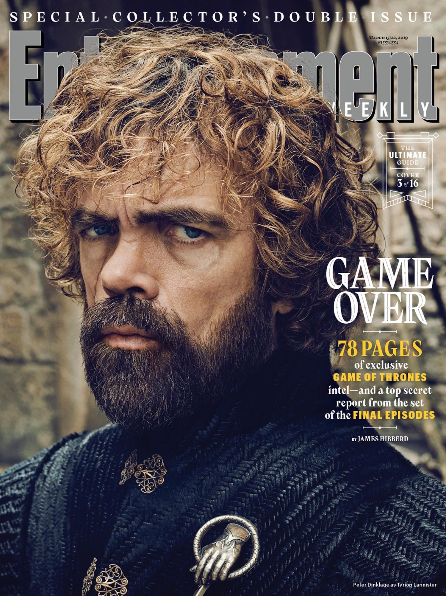 Game of Thrones EW Covers Tyrion Lannister