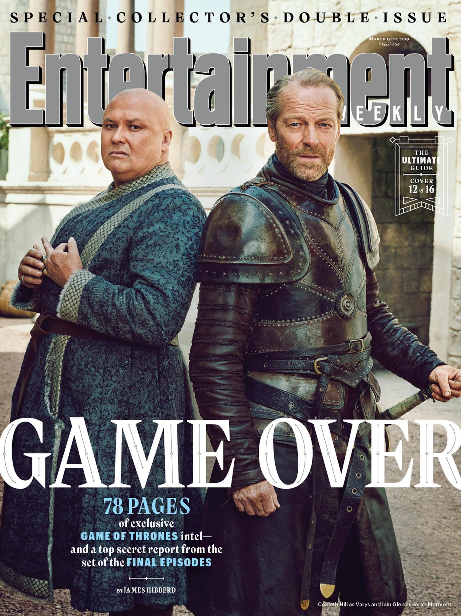 Game of Thrones EW Covers Varys Jorah Mormont