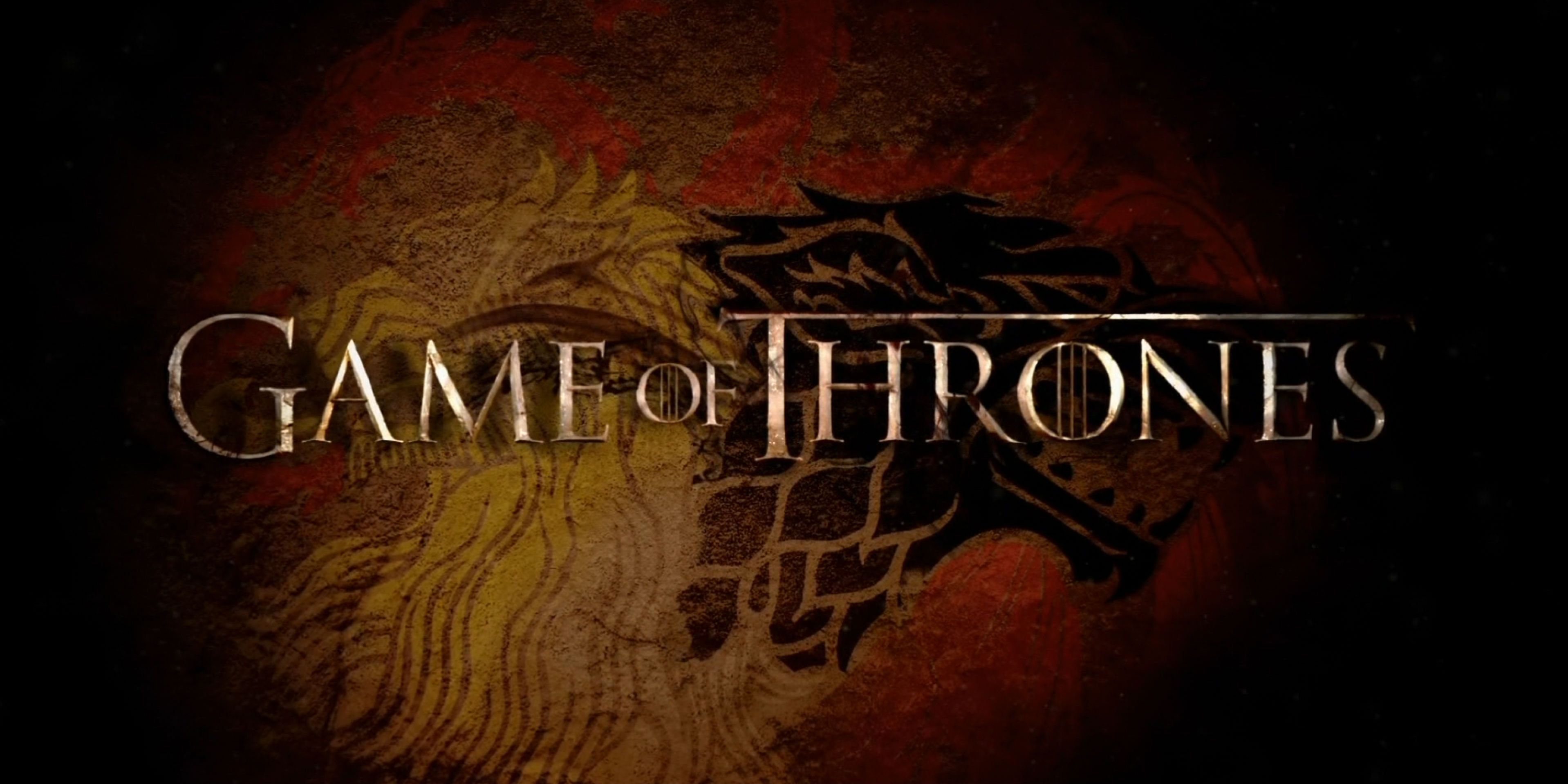 Game of Thrones Season 4 Lion Wolf Logo