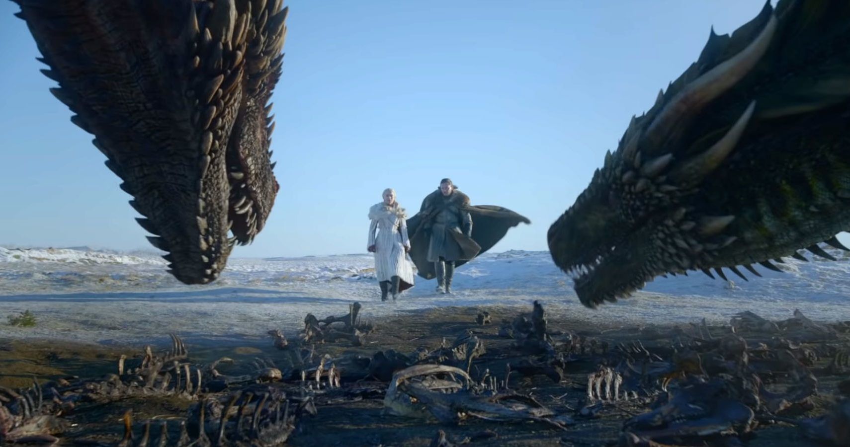 Game of Thrones Season 8 Trailer Jon Daenerys Dragons