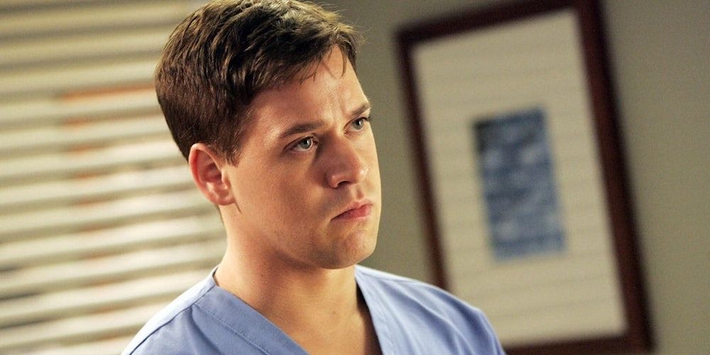 George O'Malley looking serious in Grey's Anatomy