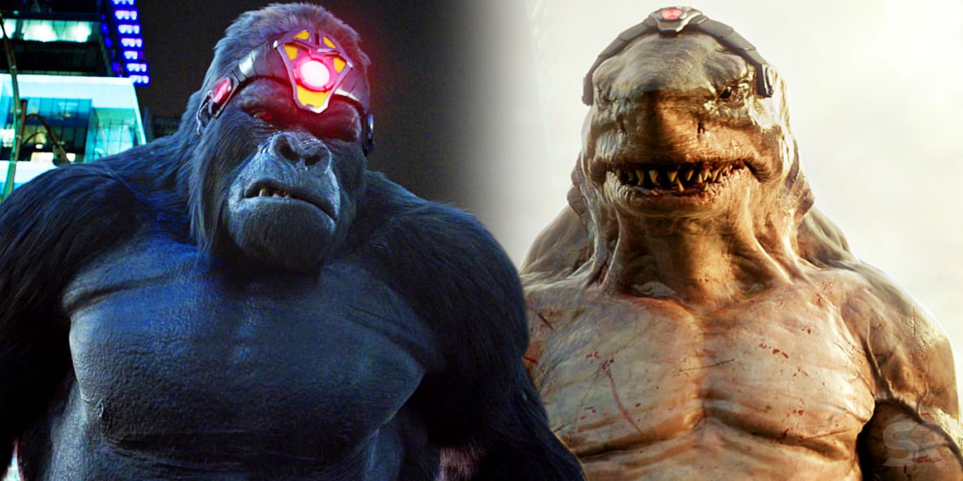 Gorilla Grodd and King Shark in The Flash