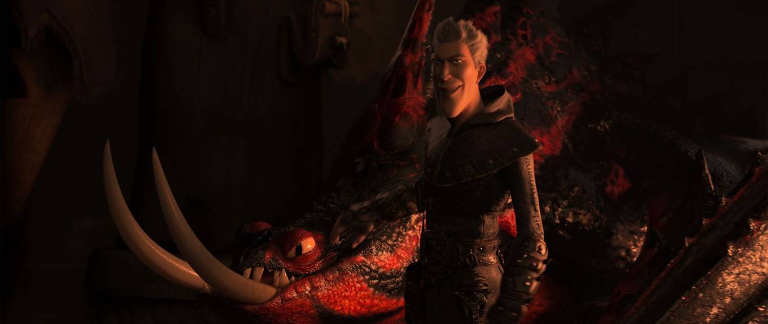 Grimmel em Como Treinar o Seu Drag&atilde;o 3 (Reprodu&ccedil;&atilde;o / DreamWorks)