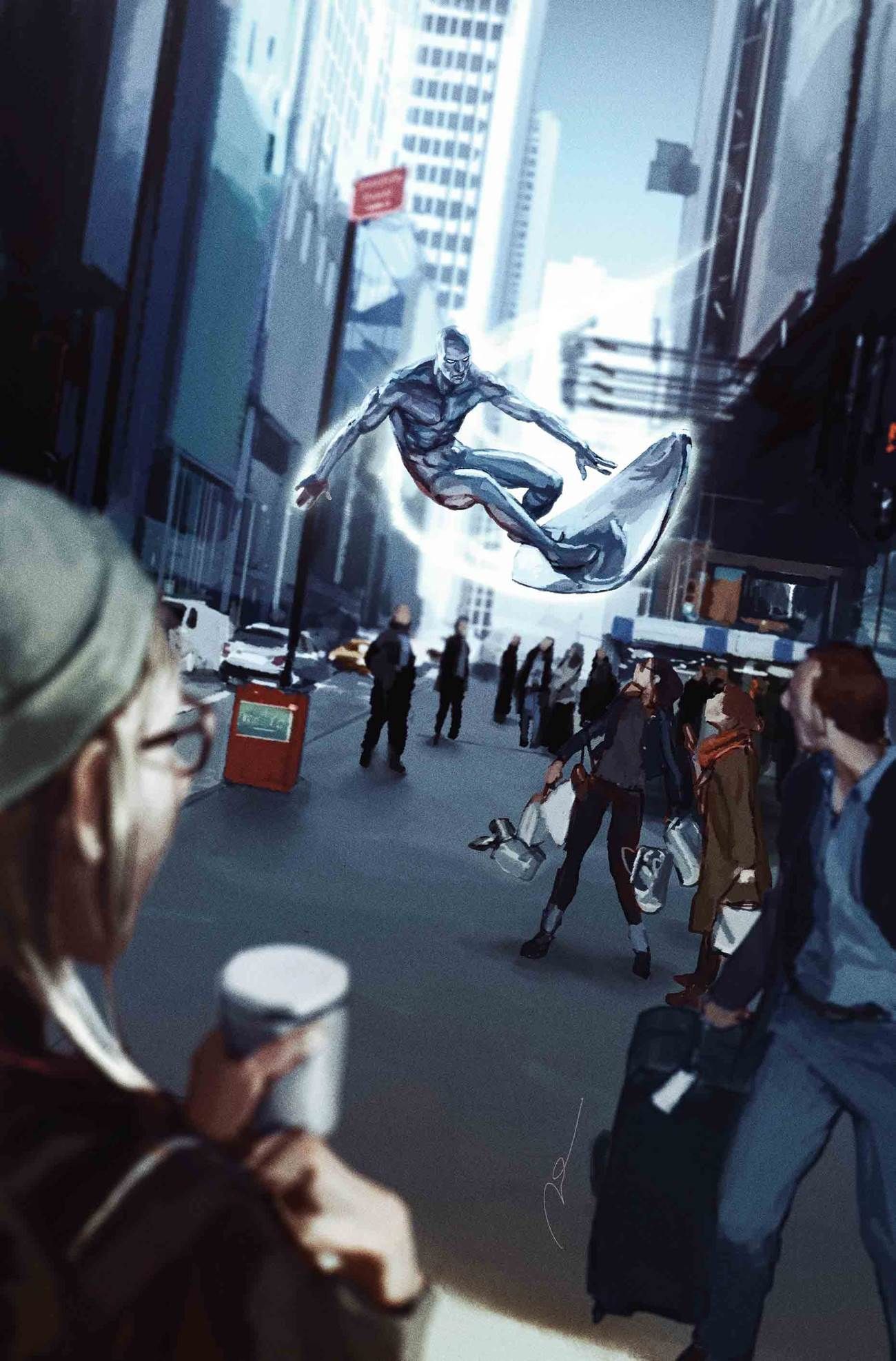 Guardians Galaxy Comic Silver Surfer Variant