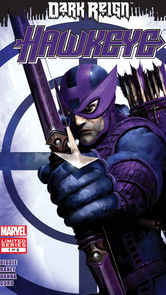 Hawkeye Dark Reign comic book cover