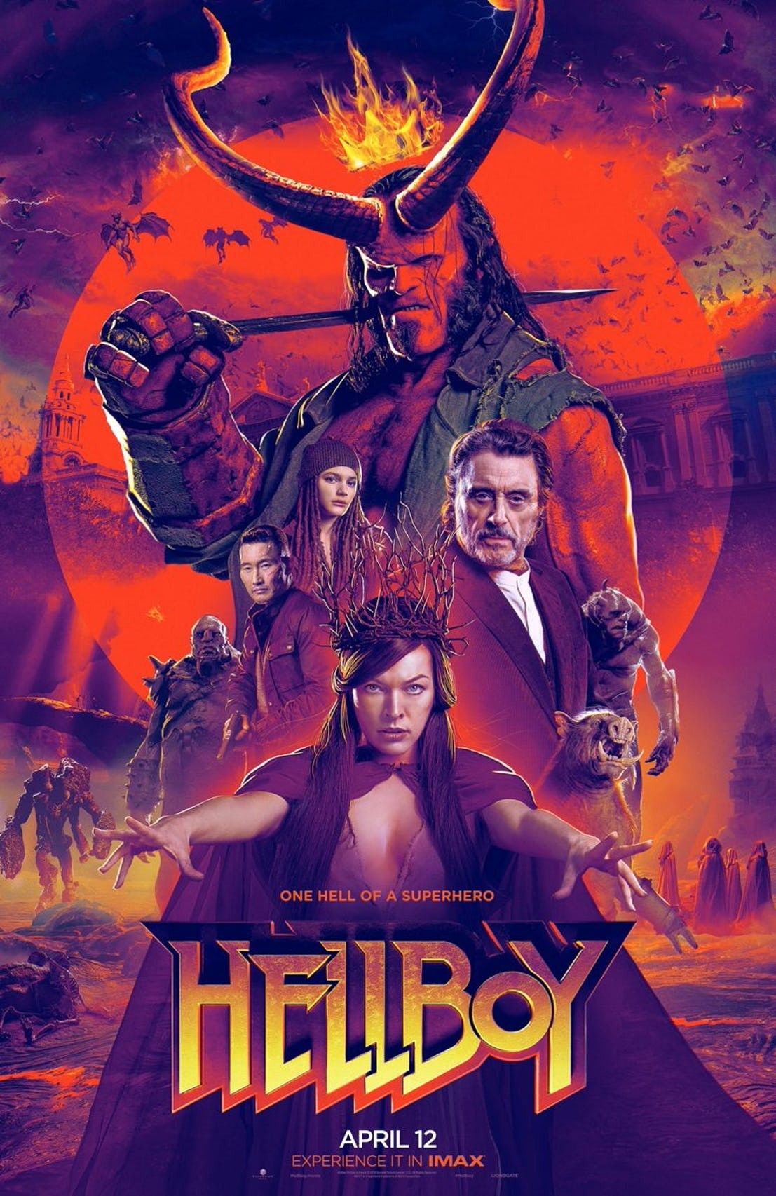 Hellboy 2019 Cast Poster