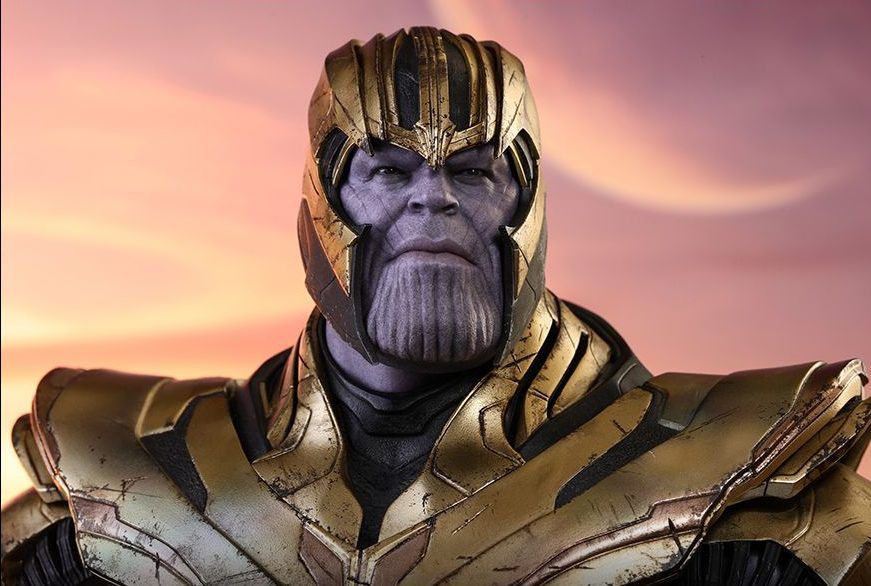 Hot Toys Thanos Avengers Endgame Figure Close Up