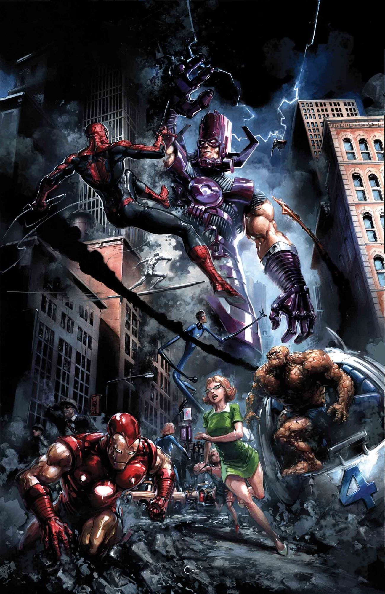 Iron Man Galactus Crain Comic Variant