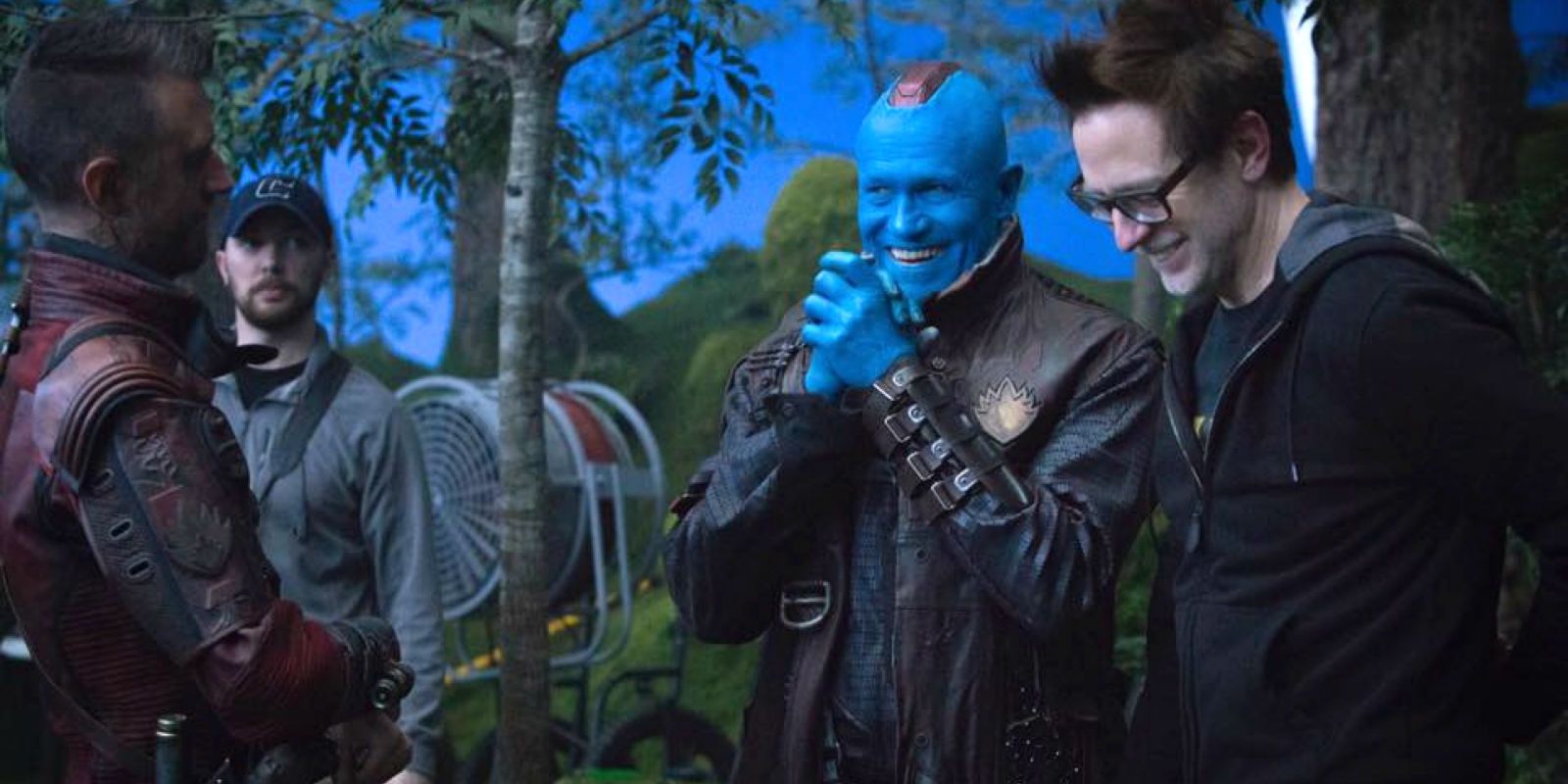 James Gunn Guardians of the Galaxy 3 Set Photo