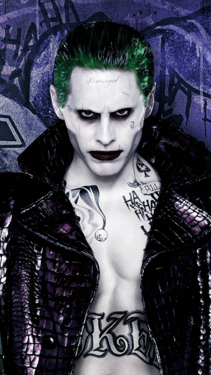 Jared Leto as The Joker in Suicide Squad