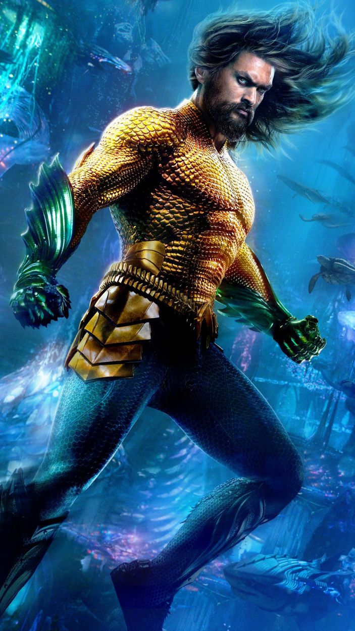 Jason Momoa as DC's Aquaman