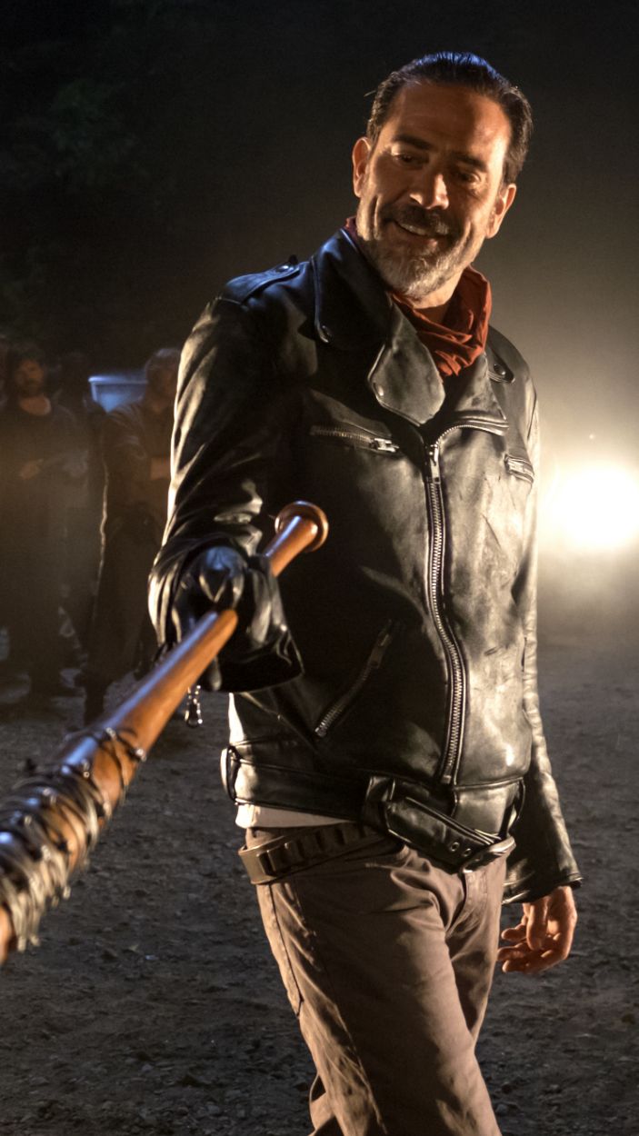 Jeffrey Dean Morgan as Negan on The Walking Dead