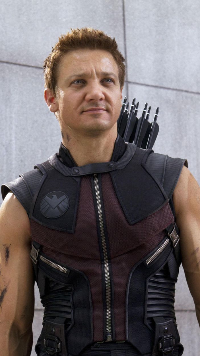 Jeremy Renner as The Avengers' Hawkeye