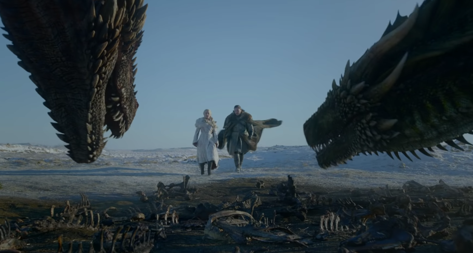 Jon Daenerys Dragons