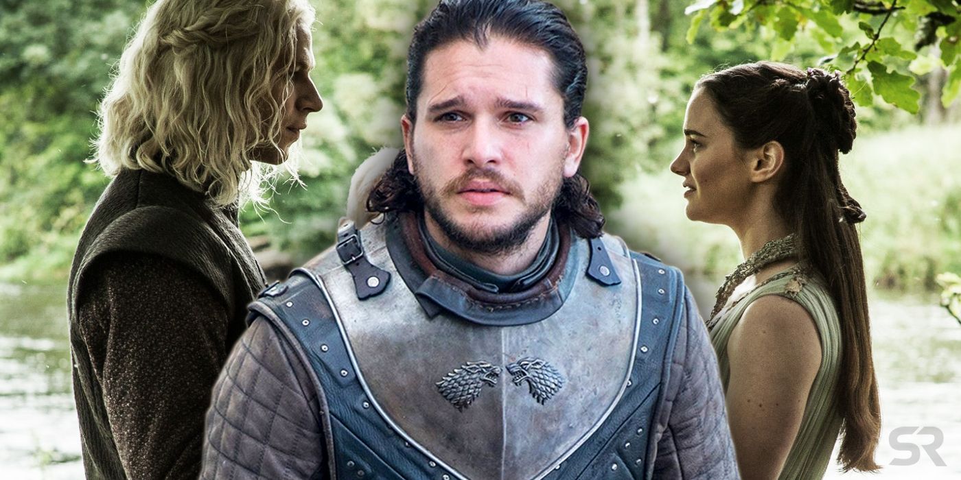 Jon Snow with Rheagar Targaryen And Lyanna Stark in Game of Thrones