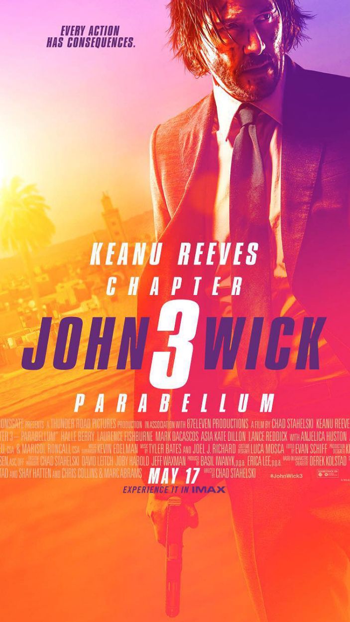 Keanu Reeves in John Wick: Chapter 3 - Parabellum movie poster