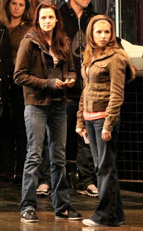 Kristen Stewart Anna Kendrick BTS Twilight