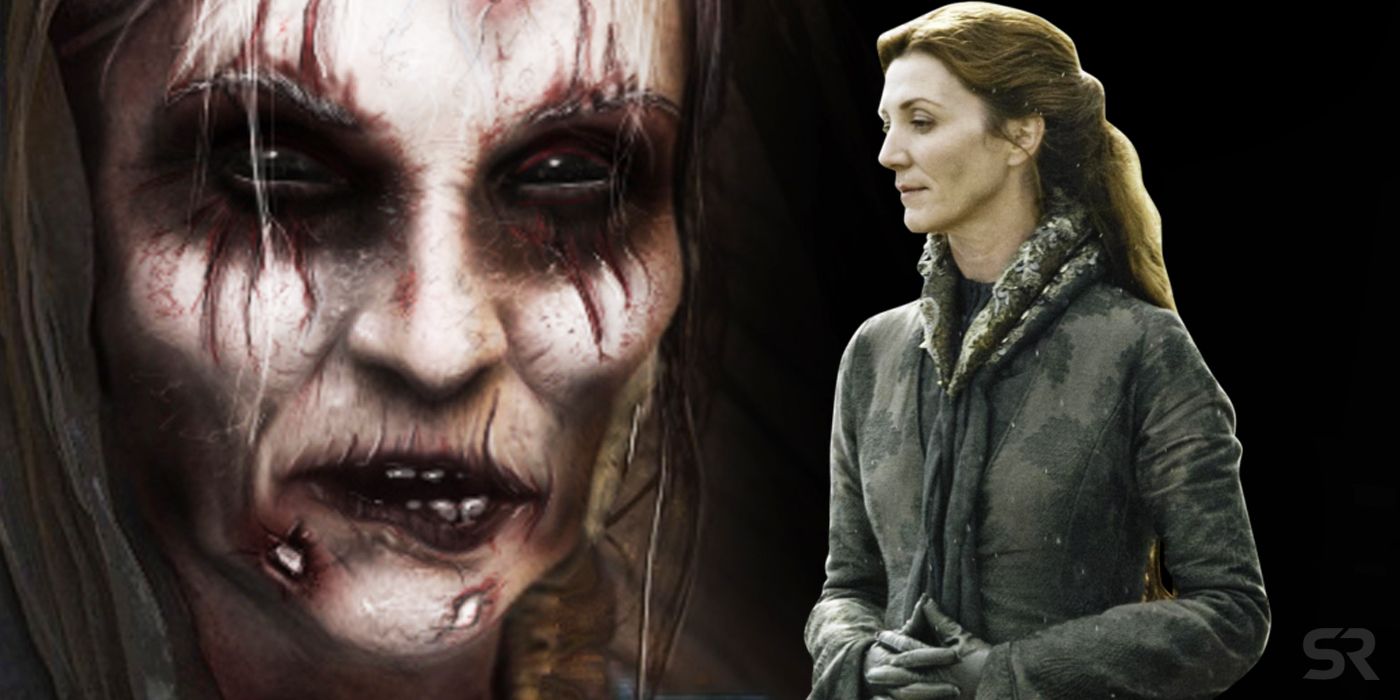 Lady Stoneheart and Catelyn Stark in Game of Thrones