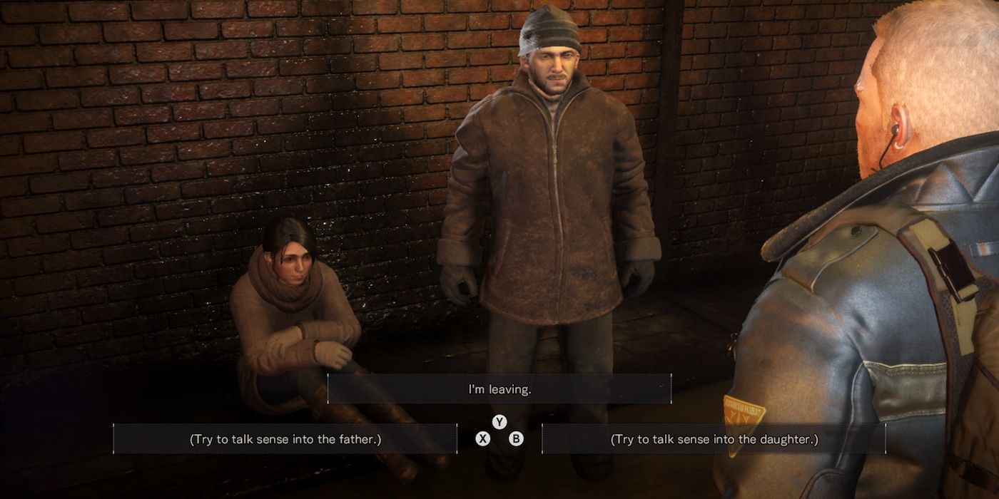 Left Alive Dialogue Choices