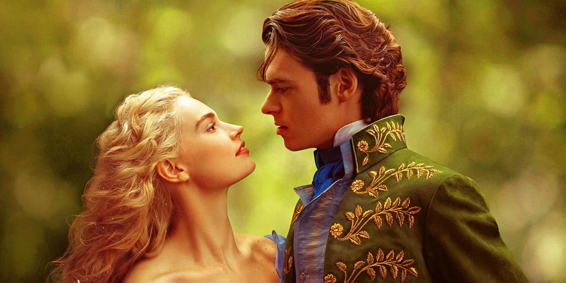 Lily James and Richard Madden in Cinderella Movie 2015