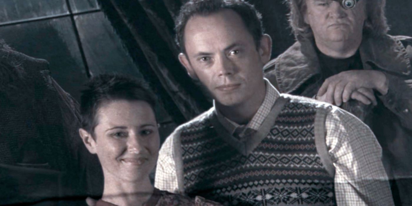 Frank e Alice Longbottom em uma foto da Ordem da Fênix em Harry Potter
