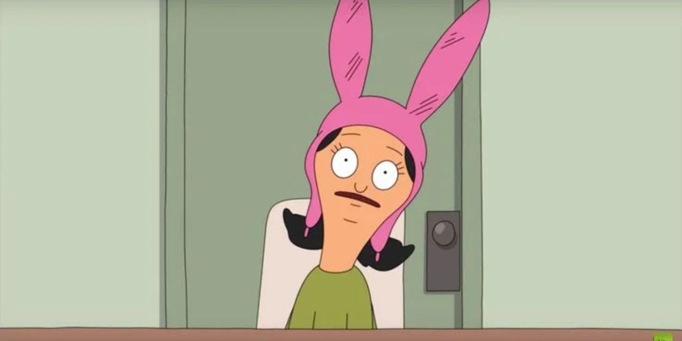Louise staring blankly ahead in Bobs Burgers