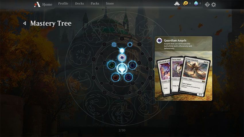 Magic Progression Tree