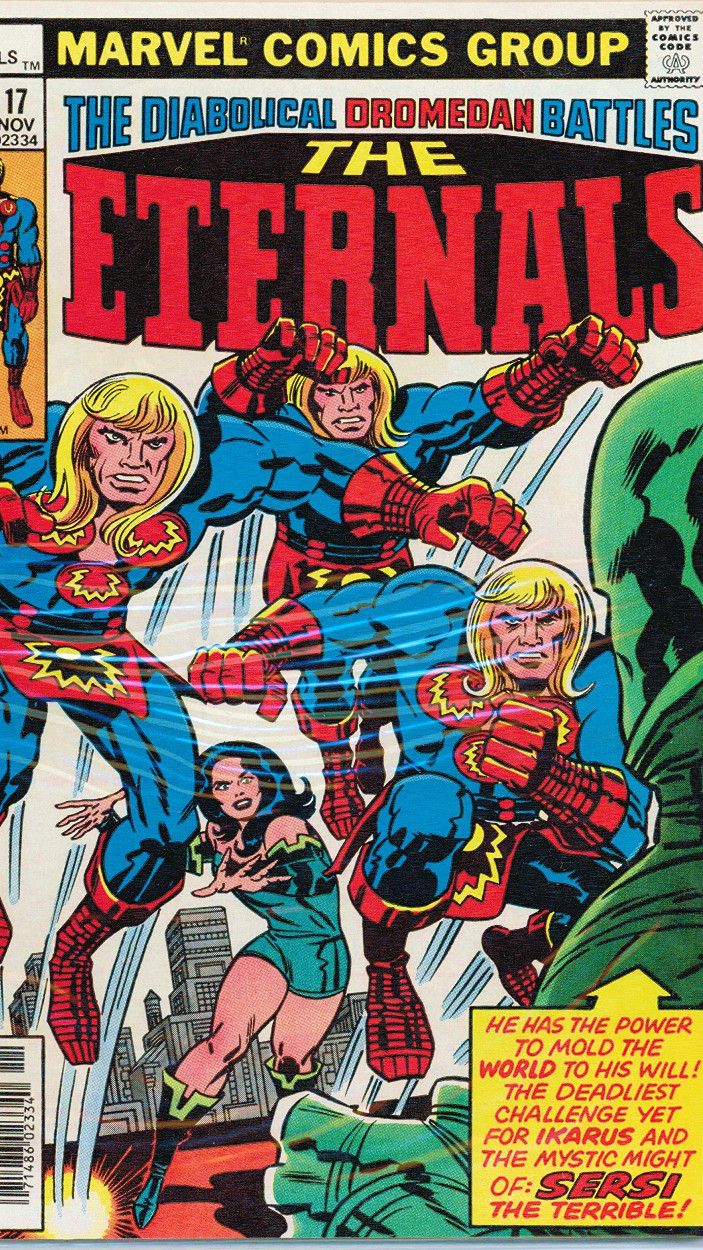 Marvel's Eternals Comic Book Cover