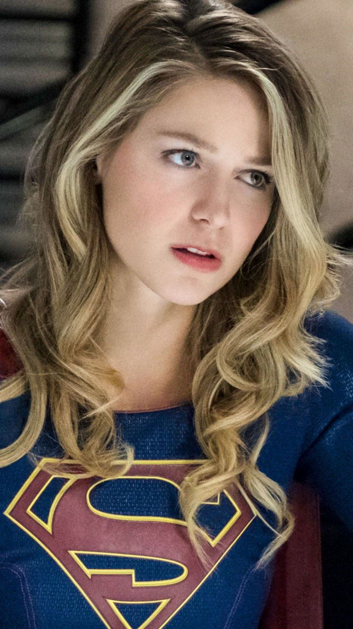 Melissa Benoist as Kara Danvers on Supergirl