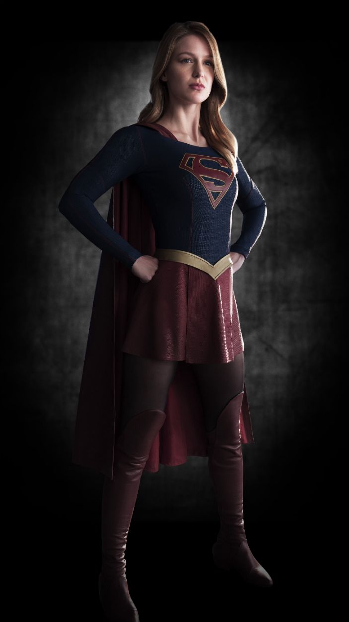 Melissa Benoist as Kara Danvers on Supergirl