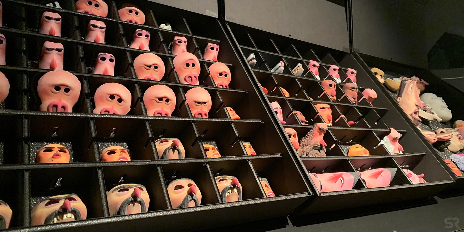 Missing Link 3D Printed Faces at Laika Studios