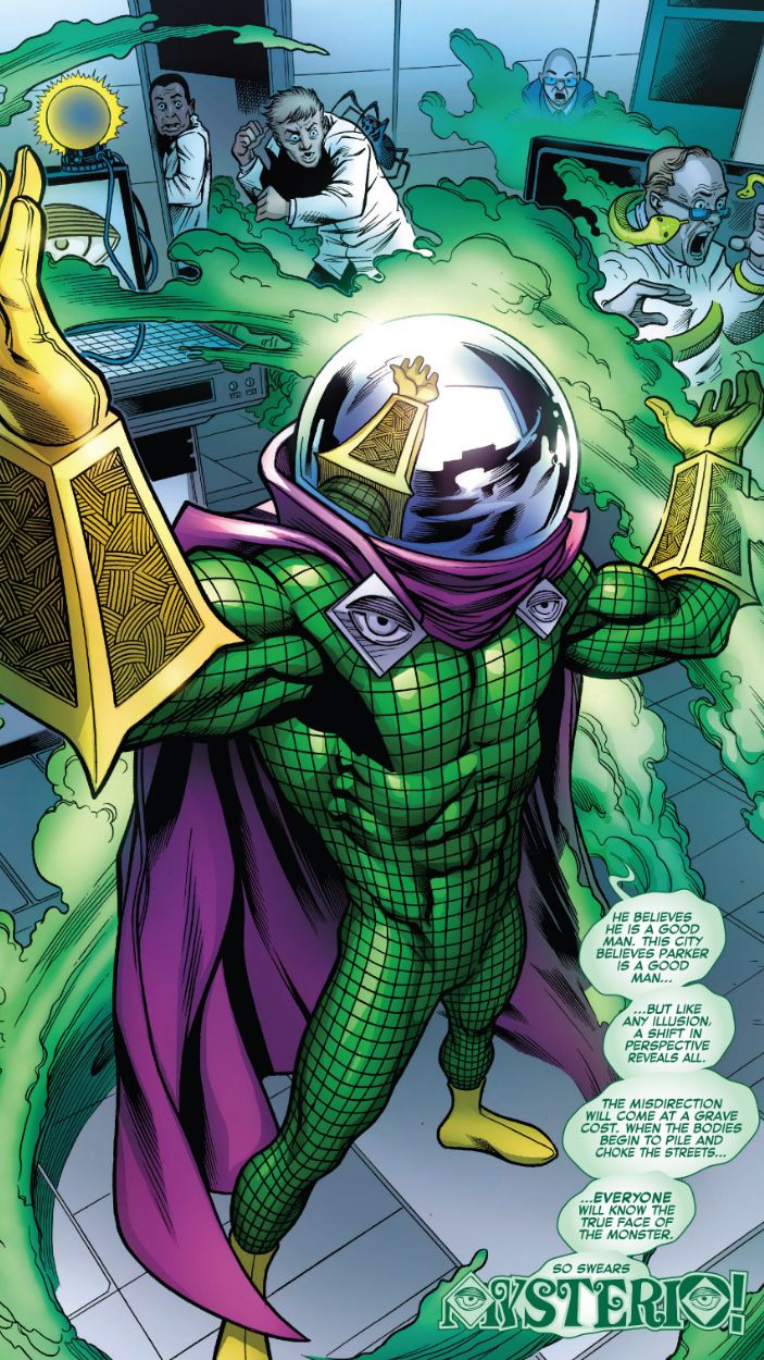 Spider-Man villain Mysterio comic book art