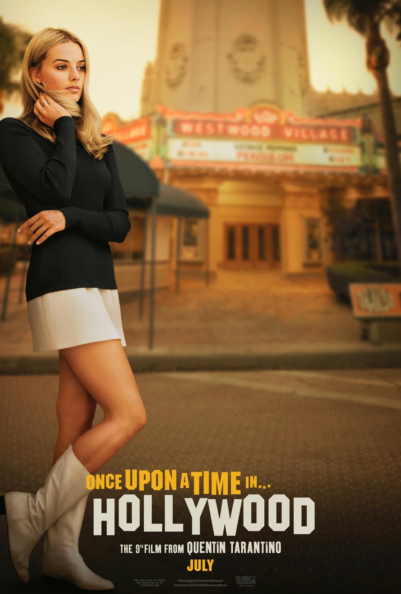 Once Upon a Time Hollywood Margot Robbie Sharon Tate poster