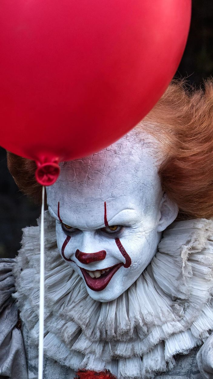 Pennywise the Clown with balloon in IT