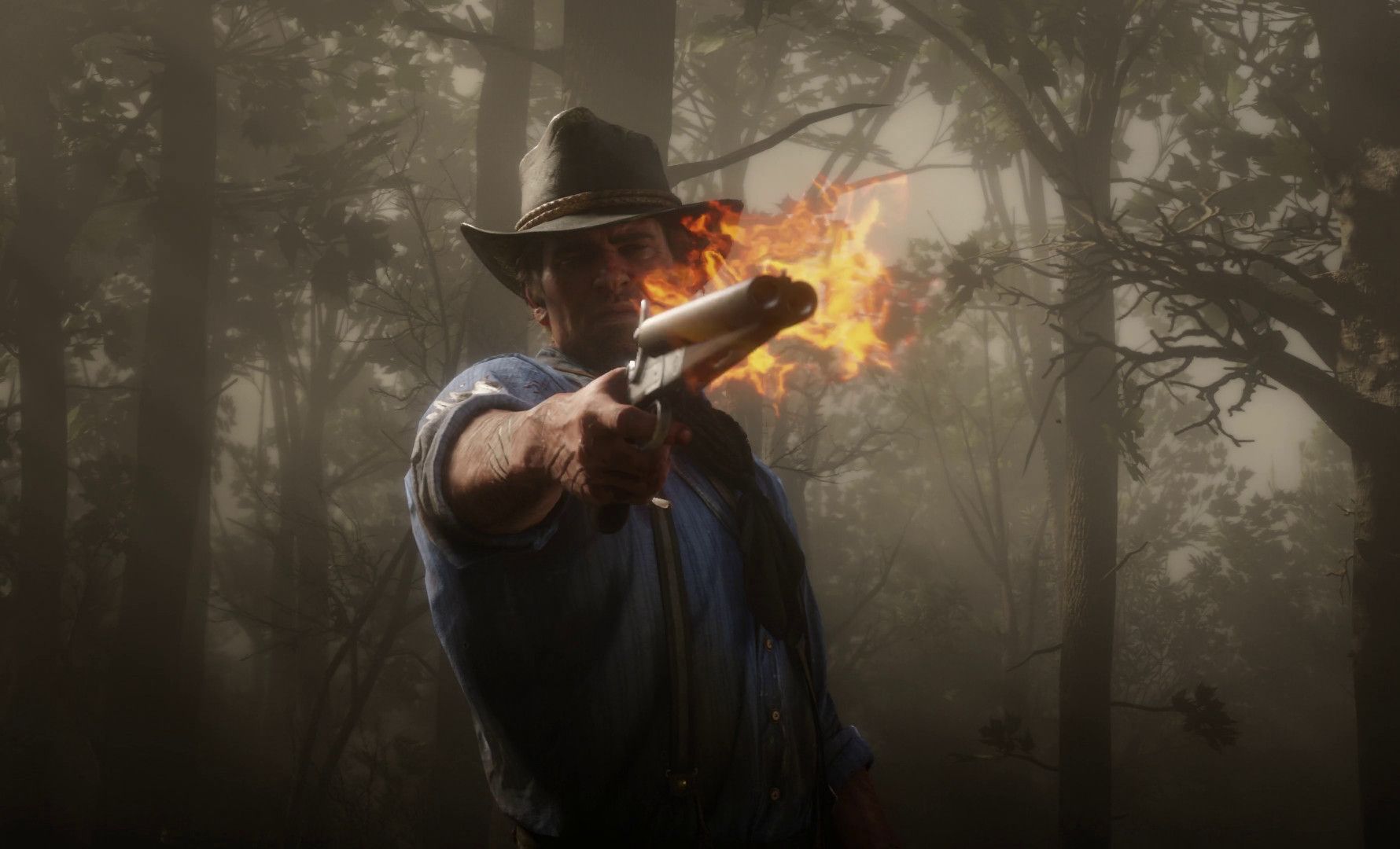 Red Dead Redemption 2 sawed off shotgun