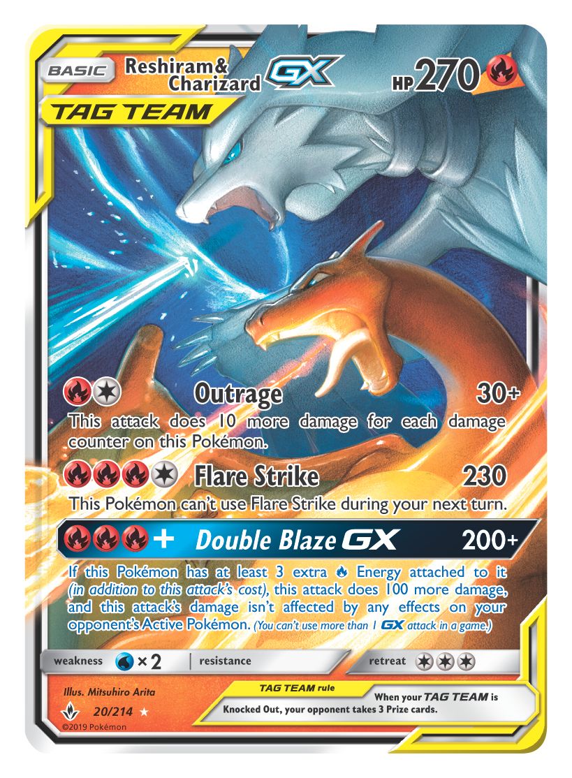 Reshiram &amp; Charizard-GX