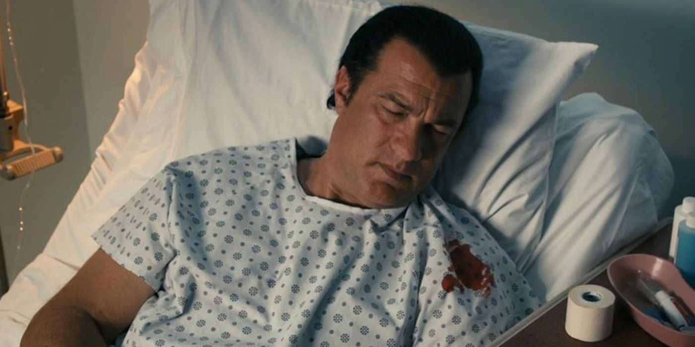 Roland in a hospital bed in The Keeper.