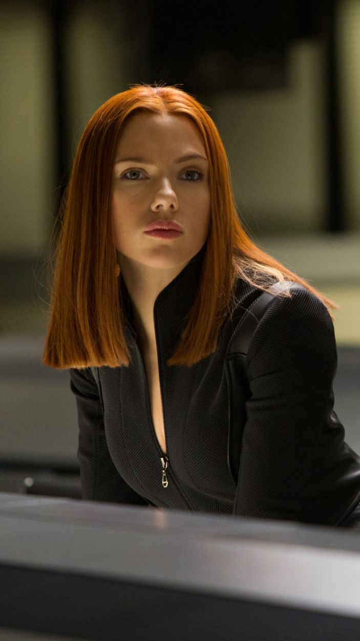 Scarlett Johansson as Black Widow in Captain America: The Winter Soldier