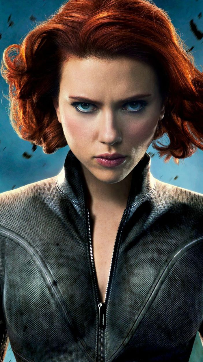 Scarlett Johansson as the MCU's Black Widow